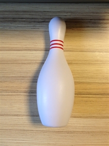 Bowling nyugi-bábu 4,8x14 cm -es képe